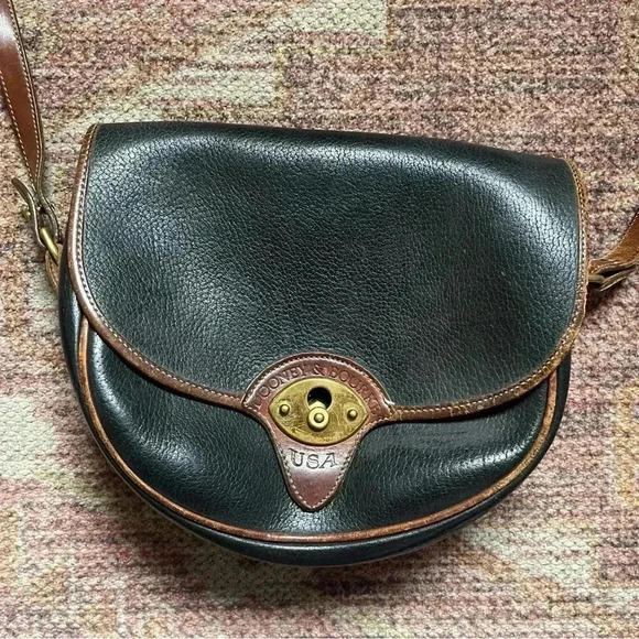 Dooney and bourke black brown vintage purse - Picture 3 of 10